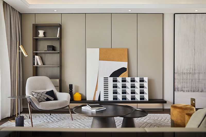 太仓仁恒时代天镜样板间 140户型 现代简约