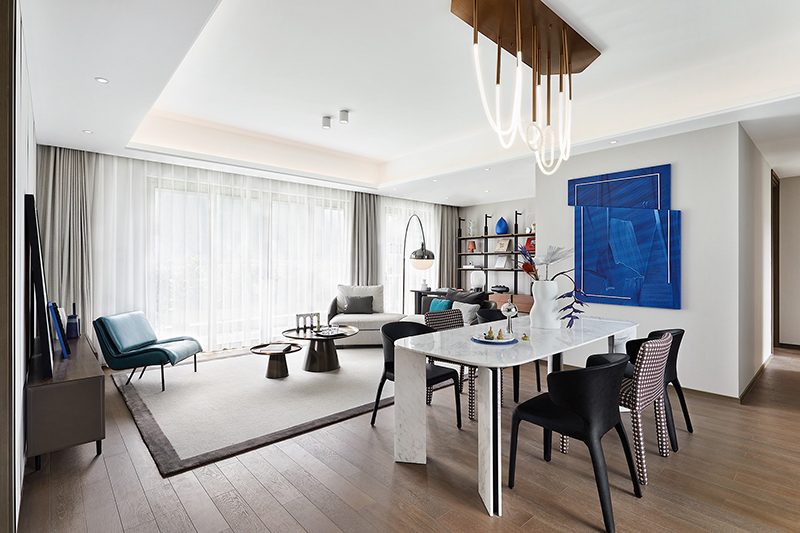 盐城仁恒•滨河世纪样板间 160户型 艺术摩登