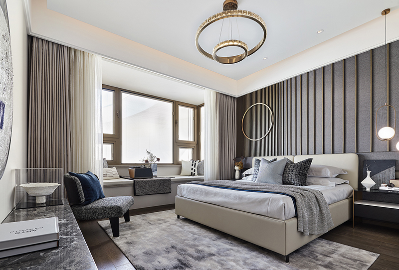 太仓仁恒时代天镜样板间 160户型 沉稳雅致