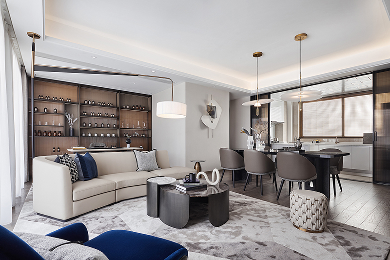 太仓仁恒时代天镜样板间 160户型 沉稳雅致